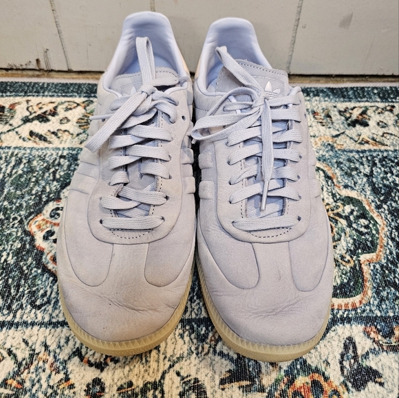 adidas Samba Blue Dawn Soft Leather, Mens Size 10 - Picture 2 of 8